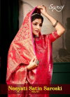Neeyati Satin Saroski Vol 1 By Saroj Sattin Silk Saree Wholesale Online